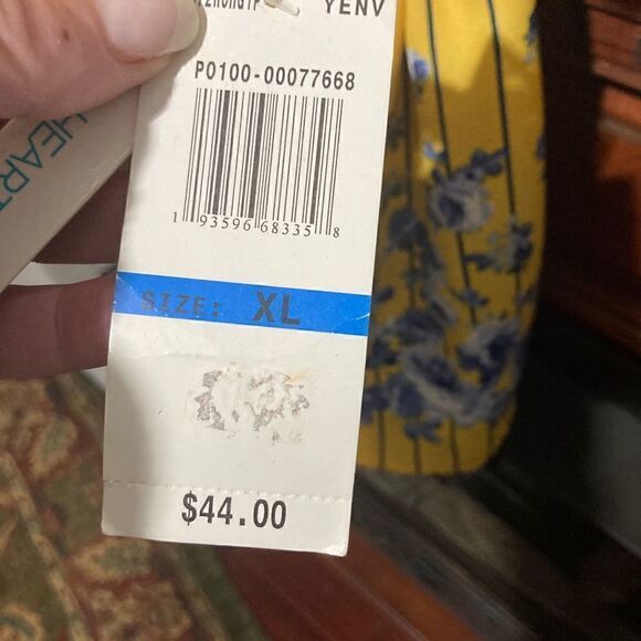 SEQUIN HEARTS GIRLS SILKY ROMPER / SZ: XL - Picture 7 of 8